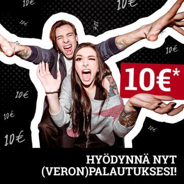 HY&Ouml;DYNN&Auml; NYT (VERON)PALAUTUKSES!! / Säästä nyt!