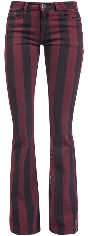 Grace - Musta/punainen raidalliset housut