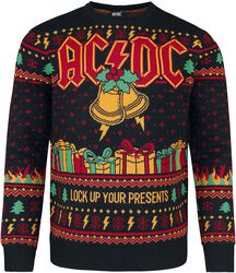 Holiday Sweater 2023, AC/DC, Jouluneule