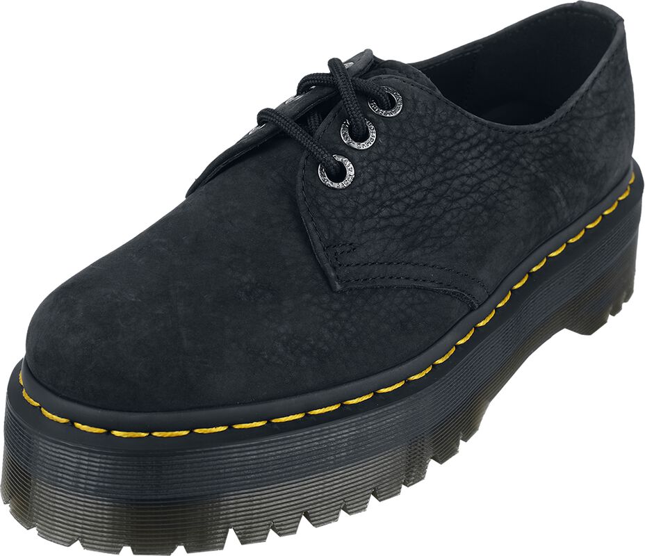 1461 Quad II - Charcoal Grey Tumbled Shoes - matalat kengät