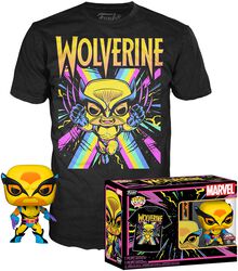 Black Light - Wolverine POP! & Tee, Wolverine, Funko Pop! -figuuri