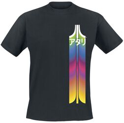 Rainbow logo, Atari, T-paita