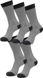 Fine Stripe Socks 3-pack sukat (3 kpl setti), Urban Classics, Sukat