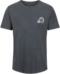 NFL Rams college black washed, Recovered Clothing, T-paita