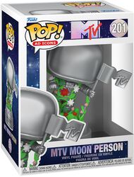 MTV Moon Person (Pop! AD Icons) vinyl figurine no. 201 (figuuri), MTV, Funko Pop! -figuuri