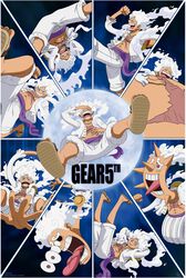 Gear 5th Looney, One Piece, Juliste