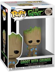 I am Groot - Groot with Grunds vinyl figurine no. 1194 (figuuri), Guardians Of The Galaxy, Funko Pop! -figuuri