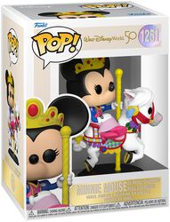Walt Disney World 50th - Minnie Mouse (on Prince Charming regal carousel) vinyl figurine no. 1251 (figuuri)