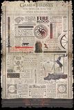 Infographic, Game of Thrones, Juliste