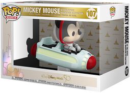 Walt Disney World 50th - Mickey Mouse at the Space Mountain Attraction (Pop! Ride Super Deluxe) vinyl figurine no. 107 (figuuri), Mickey Mouse, Funko Pop! Town
