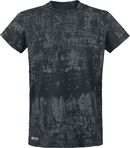 Allover Print Shirt, Rock Rebel by EMP, T-paita