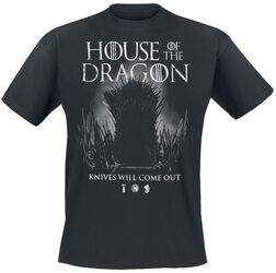 House of the Dragon - Knives Will Come Out, Game of Thrones, T-paita
