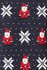 Santa And Snowflakes Sweater jouluneule