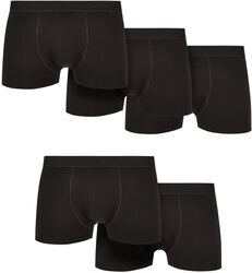 Set of five solid organic cotton boxer shorts bokserit (5 kpl setti), Urban Classics, Bokserit