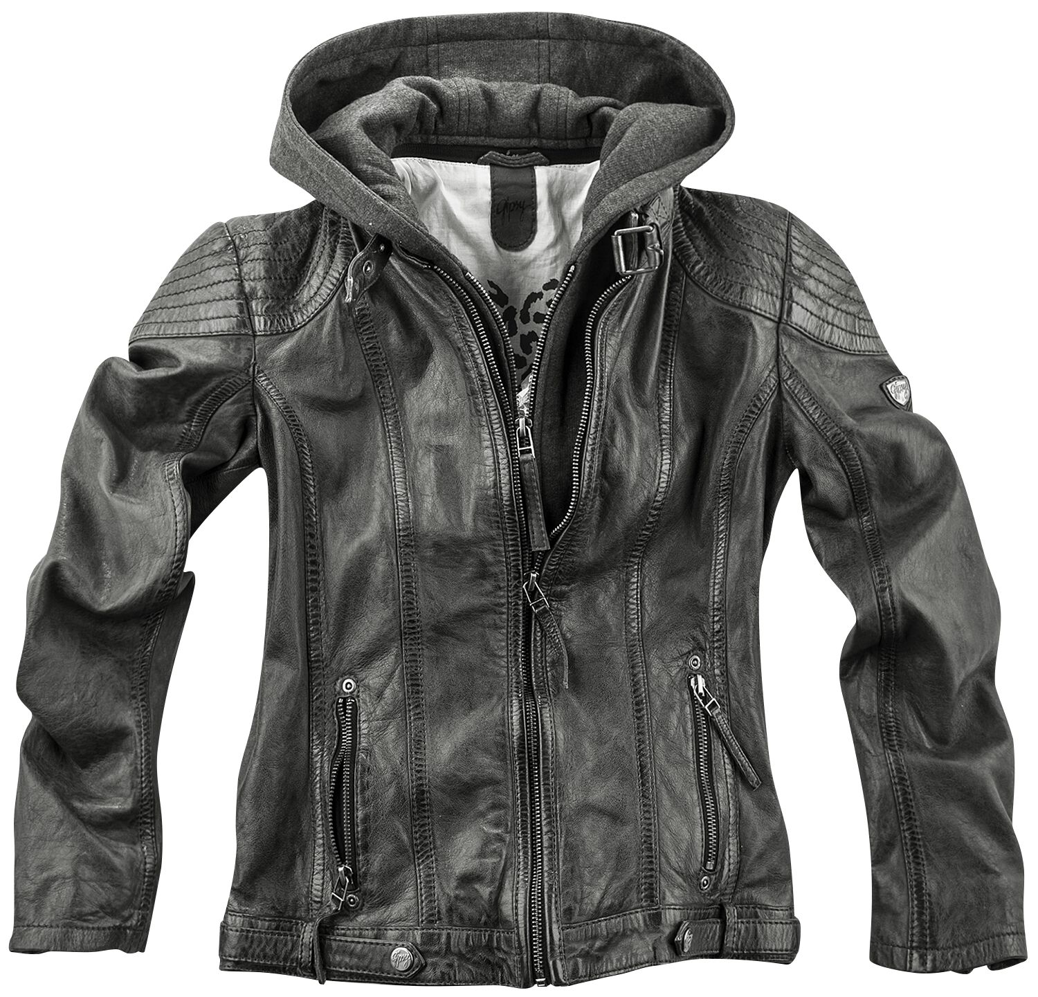 Gipsy Chasey Lederen jas zwart S 100% leder Casual wear, Rock wear