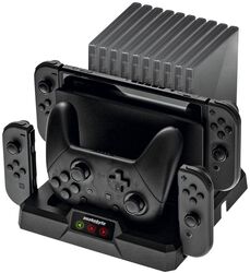 Nintendo Switch Dual Charge:Base S - lataus- & säilytysasema, Snakebyte, Konsolitarvikkeet