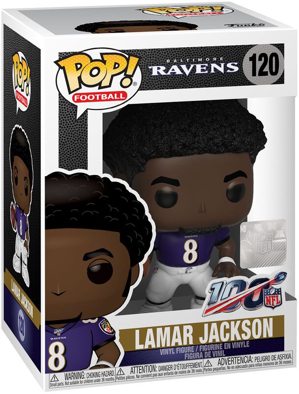 Baltimore Ravens - Lamar Jackson Vinyl Figure 120 (figuuri)