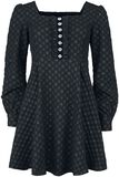 Lyhyt mekko kukkakuvioilla, Black Premium by EMP, Lyhyt mekko