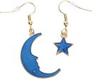 Little Moon and Star Earrings