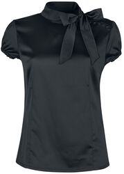 Musta T-paita solmukoristeella, Gothicana by EMP, T-paita