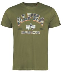 College Camo T-shirt, Alpha Industries, T-paita
