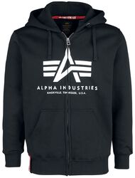 Basic zip hoodie, Alpha Industries, Vetoketjuhuppari