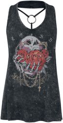 Top With Large Frontprint, Rock Rebel by EMP, Toppi
