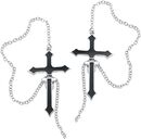 Gothic Cross Earstuds