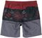 Tricolor Swim Shorts with Arrow Print