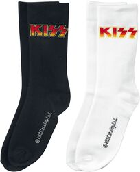 Logo-Socken - 2er Pack, Kiss, Sukat