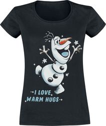 Olaf - I Love Warm Hugs, Frozen, T-paita