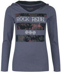 Hupullinen pitkähihainen paita, Rock Rebel by EMP, Pitkähihainen paita