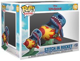 Stitch in Rocket (Pop! Rides) vinyl figure no. 102 (figuuri), Lilo & Stitch, Funko Pop! -figuuri