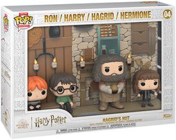 Hagrid’s hut with Ron, Harry, Hagrid, Hermione (Pop! Moment Deluxe) vinyl figurine no. 04 (figuuri), Harry Potter, Funko Movie Moments