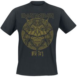 Samurai Eddie Gold Graphic, Iron Maiden, T-paita