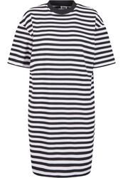 Ladies Oversized Striped T-shirt Dress paitamekko, Urban Classics, Lyhyt mekko