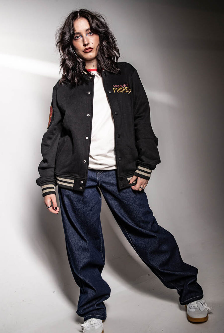 Outfit Collegejacke Powerwolf