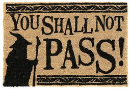 You Shall Not Pass!, Taru Sormusten Herrasta, Ovimatto