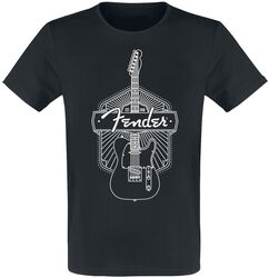 Monoline Guitar, Fender, T-paita