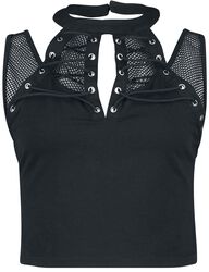 Chalice Mesh And Laced Top, Banned, Toppi