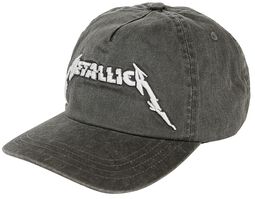 Glitch Logo - Washed Dad Cap, Metallica, Lippis