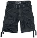 Savage Studs Shorts, Black Premium by EMP, Shortsit