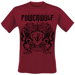 Logo (red), Powerwolf, T-paita