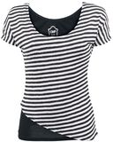 Two In One Stripes, Black Premium by EMP, T-paita