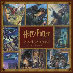Books - 2024-seinäkalenteri, Harry Potter, Seinäkalenteri