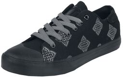 Low-cut trainers with Celtic print