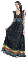 Megan Fiesta Maxi Dress, Voodoo Vixen, Pitkä mekko