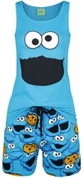 Cookie Monster - Face, Seesamtie, Pyjama
