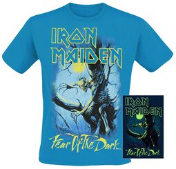 Fear Of The Dark - Glow In The Dark, Iron Maiden, T-paita
