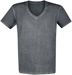 T-paita vintage-pesulla, Black Premium by EMP, T-paita